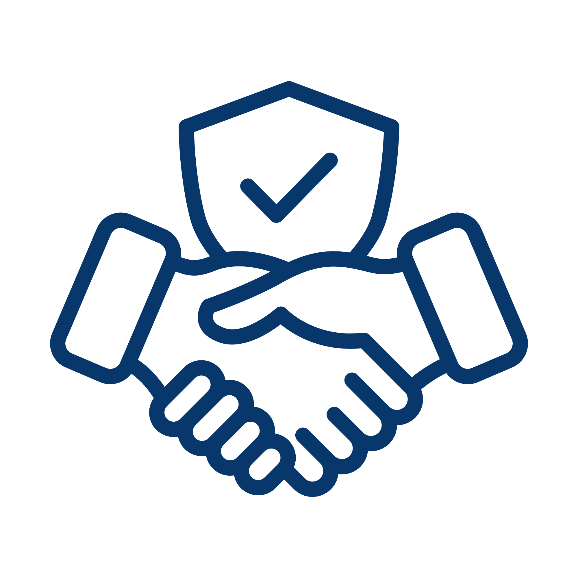 safety handshake icon