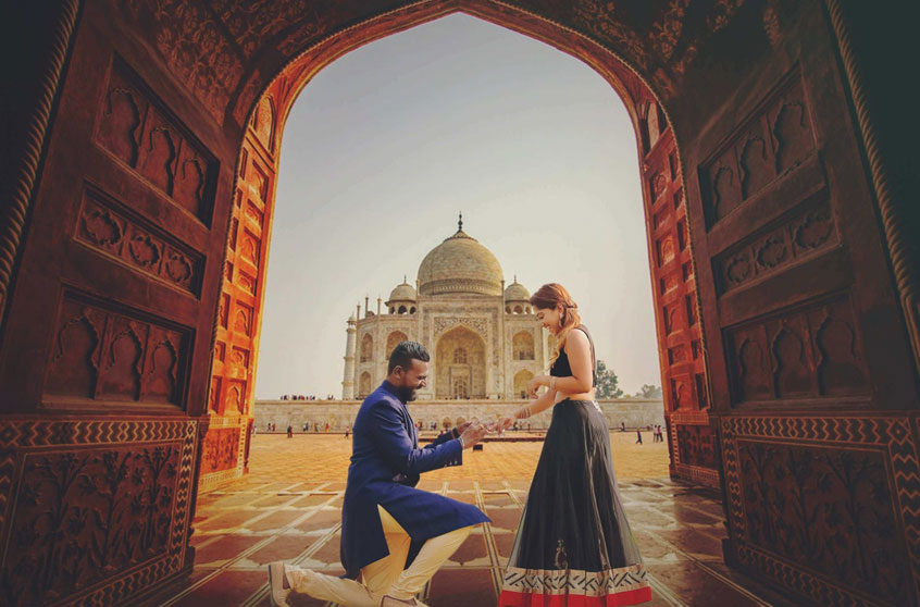 Romantic Honeymoon Couple